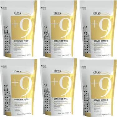 Imagem de Kit 6 Pó Descolorante Lightner Gérmen de trigo +9 cless