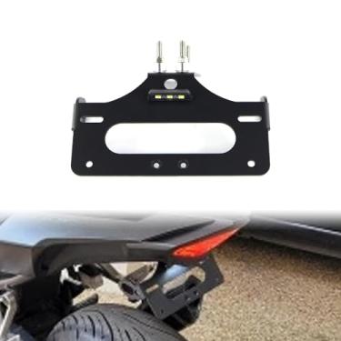Imagem de Xitomer CBR500R Eliminador de para-lamas/cauda Tidy, para HONDA CBR500R / CB500F 2016 2018 2019 2020, com luz de placa de licença LED, compatível com sinal de rotação OEM/Stock
