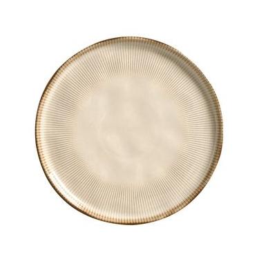 Imagem de Conjunto de Pratos de Sobremesa Bio Raio com 06 Peças em Stoneware Geométrico - Porto Brasil