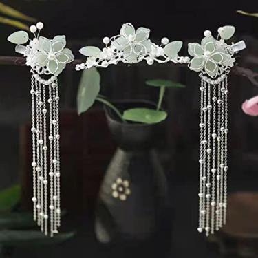 Imagem de Tiaras Acessórios de Grampo de Cabelo para Noiva Pente de Cabelo Feminino Joias para Casamento Joias Coroa Conjunto de Grampos de Cabelo