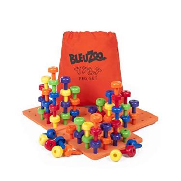 Imagem de BleuZoo Jumbo Peg Board Set e Guia de Atividades Bônus - Seg