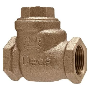 Imagem de Válvula de retenção com portinhola e anel de vedação em silicone 1 1/2", Deca, Bruto, 000.053.112.03