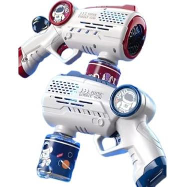 Imagem de Máquina Lança Bolhas de Sabão Galaxy Bubble – Brinquedo Infantil Colorido, Portátil e Seguro | Perfeito para Festa, Dia das Crianças e Brincadeiras ao Ar Livre (AZUL)