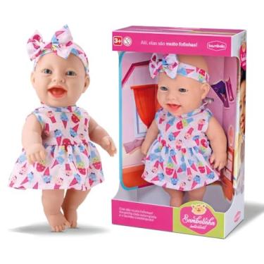 Imagem de Boneca Bambolinha Bebê Reborn 23cm em Vinil Presente Meninas Toda Articulada ‎Bambola - PANAMI