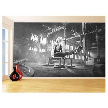 Imagem de Papel De Parede 3D Academia Exercício Crossfit 3,5M Aca20