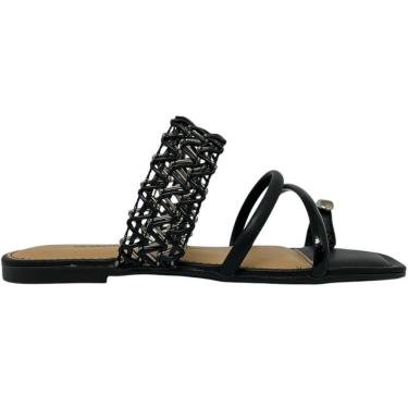 Imagem de Tamanco Feminino Rasteira Casual Dia a Dia Passeio Trabalho com Dedeira Ultra Conforto Dakota Y9252