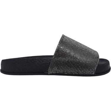 Imagem de Chinelo Feminino Gaspea Slide Casual Dia Dia Passeio Com Strass Conforto Moleca 5538.106