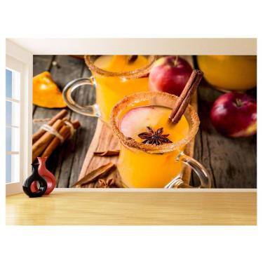 Imagem de Papel De Parede 3D Bebidas Aperitivos Drink Copo 3,5M Al265