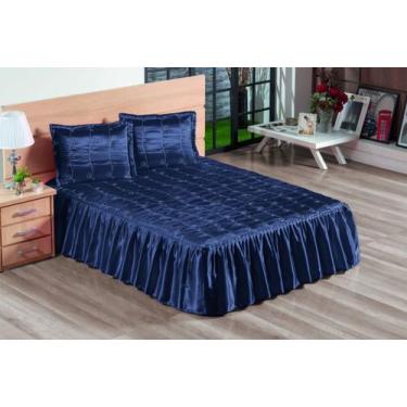 Imagem de Colcha Maravilhosa Brilhante no cetim casal 3 peças de Ibitinga - Adil