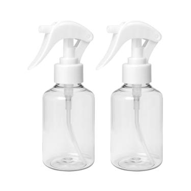 Imagem de Kit 2 Frasco Spray Mini Trigger Borrifador 100ml Liquido Alcool Perfume Multiuso Faxina Refil