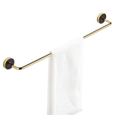 Imagem de Toalheiro barra de toalha adesiva sem broca cabide de toalha para parede cobre multifuncional para banheiro banheiro, A60 cm de banheiro ()