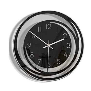 Imagem de Relógio de parede acrílico para decoração de sala de estar minimalista estilo nórdico