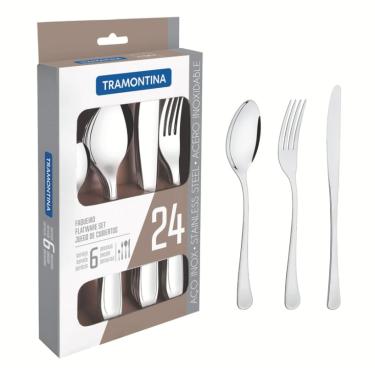 Imagem de Faqueiro Tramontina Havana  Inox 24 Peças