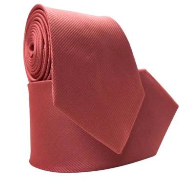 Imagem de Gravata Social Risco Fino Padrinho Evento - oem, Salmao risco fino