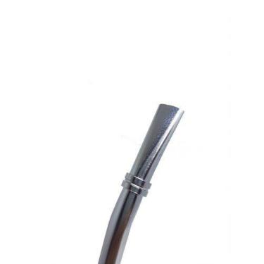 Imagem de Canudo de Inox Chimarrão 15cm - Reutilizável - CAN.U.DO, Prata
