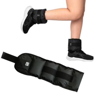 Imagem de Par de Caneleiras de Peso 500g  Treino, Fisioterapia e Exercícios - No