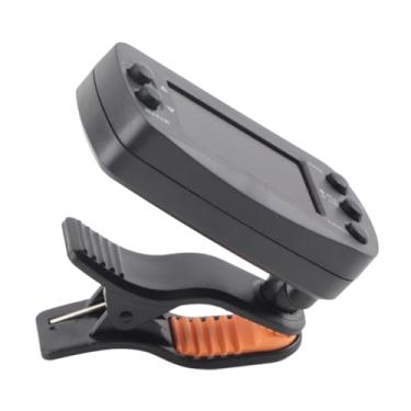 Imagem de RiToEasysports Afinador Digital LCD Com Clipe e Metrônomo para Guitarra Baixo Violino Ukulele, Acessório Multifuncional Portátil 2 Em 1, Afinação de Alta Precisão, Fácil de Usar, Giro de 360