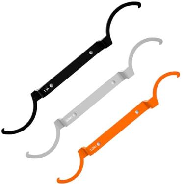 Imagem de QUWUMGD Conjunto de 3 chaves de bloqueio de conduíte 2.5 cm 3/10.2 cm 1/5.1 cm Chave de bloqueio de dobra de carboneto chave de bloqueio resistente ferramenta manual apertar e soltar chave de porca