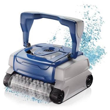 Imagem de Robô Aspirador de Piscina com Cabo, Escalada de Parede, Sucção Forte e Tampa Transparente para Piscinas até 12m2, 110V, Polaris F8050, Azul