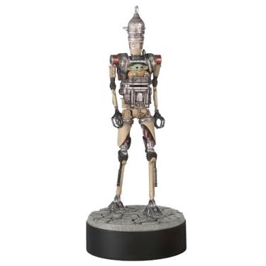 Imagem de Hallmark Keepsake Enfeite de Natal 2025, Star Wars: The Mandalorian Grogu Operating IG-12 com som, presentes para fãs de Star Wars