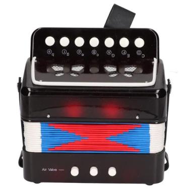 Imagem de Acordeão Agatige Kids 10 Teclas Solos Ensemble Preto