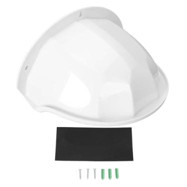 Imagem de HEEPDD Escudo de Capa de Câmera, Capas de Chuva Câmera de Segurança de Chuva Solar Com Base Espessada Escudo de de Rígida Teto Protetor de Externa para de Vigilância Tipo PTZ Dome (Branco)