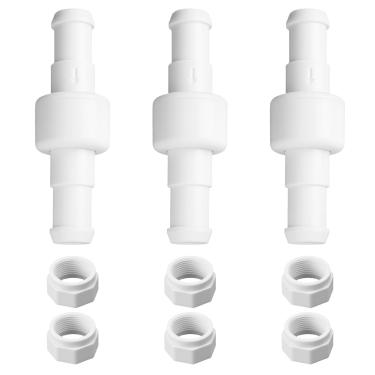 Imagem de 3 peças de substituição de rolamento de esferas de mangueira de limpeza de piscina com 6 porcas para Polaris D20, 180, 280, 380, 480 PRO, 3900 Sport Parts