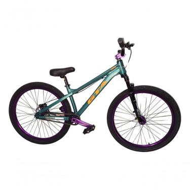 Imagem de Bicicleta 26 Gta Gravity Cor Verde Freeride Single Cubo K7 Barulhento Freio Hidráulico Garfo C/trava Pneu Flame Preto
