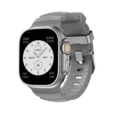 Imagem de Pulseira Esportiva De Silicone Para iWatch Ultra2 Apple Watch 46mm 49m
