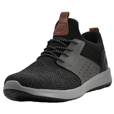 Imagem de Skechers Ajuste relaxado masculino: Braver - Rayland, preto, Preto/cinza, 9.5