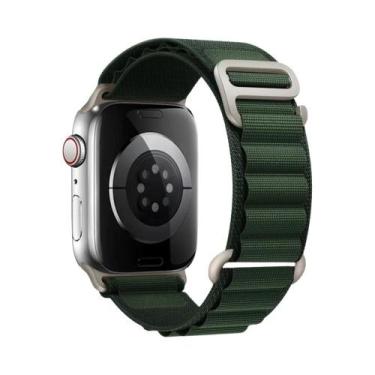 Imagem de Pulseiras De Relógio De Nylon Para Apple Watch Série 10 9 8 7 6 SE Ult