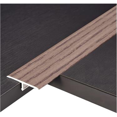 Imagem de Tiras De Transição De Alumínio De 2 Cm De Largura, Barra De Transição De Moldagem Em T Para Pisos De Madeira E Ladrilhos De Madeira, Ladrilhos De Carpete Laminado De Madeira, D, Length 90cm/35in