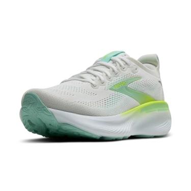 Imagem de Brooks Tênis de corrida e caminhada feminino Adrenaline GTS 25, Branco/Vida Noturna/Yucca, 40