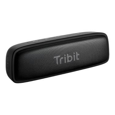 Imagem de Caixa de Som Bluetooth Tribit XSound Surf Portátil, Som Estéreo Imersivo com Graves Aprimorados, Resistente à Água IPX7, Ideal para Uso Externo e Interno, de Longa Duração, Cor Preta