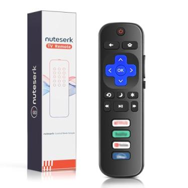 Imagem de Controle remoto de substituição para Roku TV – Compatível com Smart TVs TCL, Hisense, Onn, Philips Roku (não para Roku Stick ou Box)
