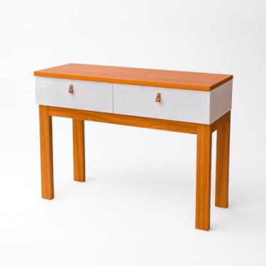 Imagem de Aparador Buffet Sala de Jantar Veneza 2 Portas/Off White Puxador de Couro MDP/MDF(Off White)