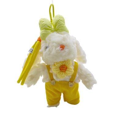 Imagem de Chaveiro Plush Bunny Chaveiro Chaveiro de coelho fofo 10x20cm