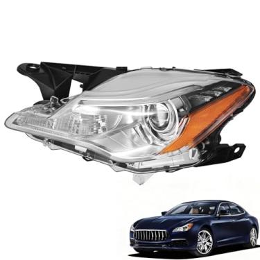 Imagem de Raodelupe Farol HID de xenon esquerdo compatível com Maserati Quattroporte 2014 2015 2016 2017 conjunto de farol do lado do motorista 89102323 L90028085 L90020945