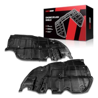 Imagem de Torchbeam Escudo contra respingos do motor LX1228105, LX1228106 compatível com 2007-2012 ES350, protetores de capa sob a tampa do motor