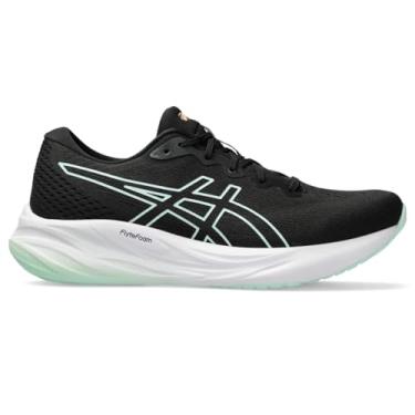 Imagem de ASICS Tênis de corrida feminino Gel-Pulse 15, Preto/Menta, 42