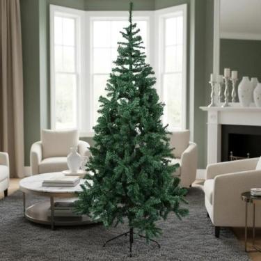 Imagem de Árvore De Natal Pinheiro 2,10m 1.100 galhos Verde tradicional - TUUT