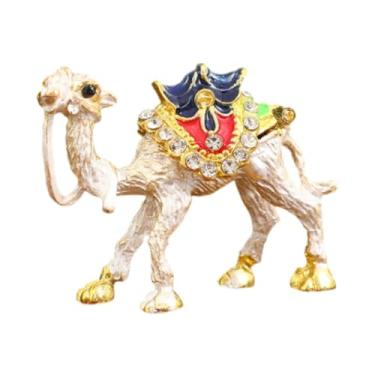 Imagem de YIJU Caixa de joias vintage em formato de, estilo porta-joias decorativo, ideal para mesa ou como objeto de decoração, Branco