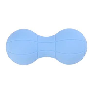 Imagem de Bola de massagem dupla de amendoim de lacrosse para tecidos profundos, bola de liberação miofascial portátil, ferramenta ergonômica de relaxamento muscular de silicone, ideal para costas, ombro