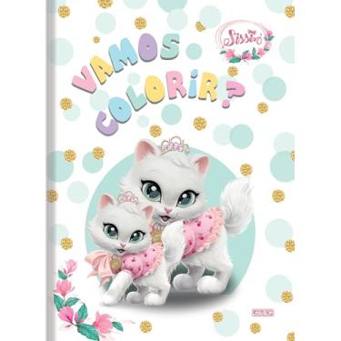 Imagem de Livro para Colorir Animativa, Sissi, 8 folhas, Pacote com 20