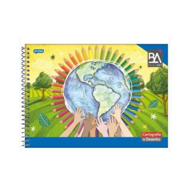 Imagem de Caderno de Desenho Universitário Basic 96 folhas - jandaia