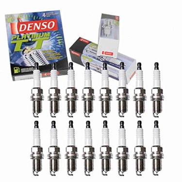 Imagem de 16 velas de ignição DENSO Platinum TT compatíveis com Mercedes-Benz ML500 5.0L V8 2002-2007