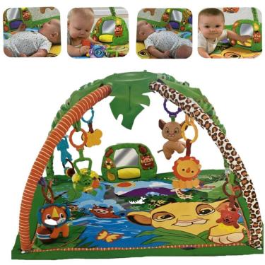 Imagem de Tapete Ginásio De Atividade Bebê Piano Musical Safari Selva