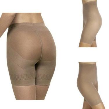 Imagem de Short Redutora e Modeladora Feminina Loba Lupo, Chocolate, GG