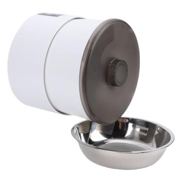 Imagem de HEEPDD Alimentador Automático para Gatos, Dispensador de Alimentos para Animais de Estimação de Grande Capacidade 4L, Alimentador para Animais de Estimação Montado na Parede Com