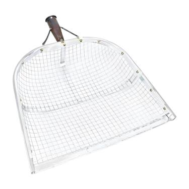 Imagem de RNXRZANK Peneira, pá de peneirar, peneirador de solo, ferramenta agrícola, pá de lixo, concha manual para grãos, tâmaras, amendoim, galinheiro, castanhas, Vazamento de 15 Mm